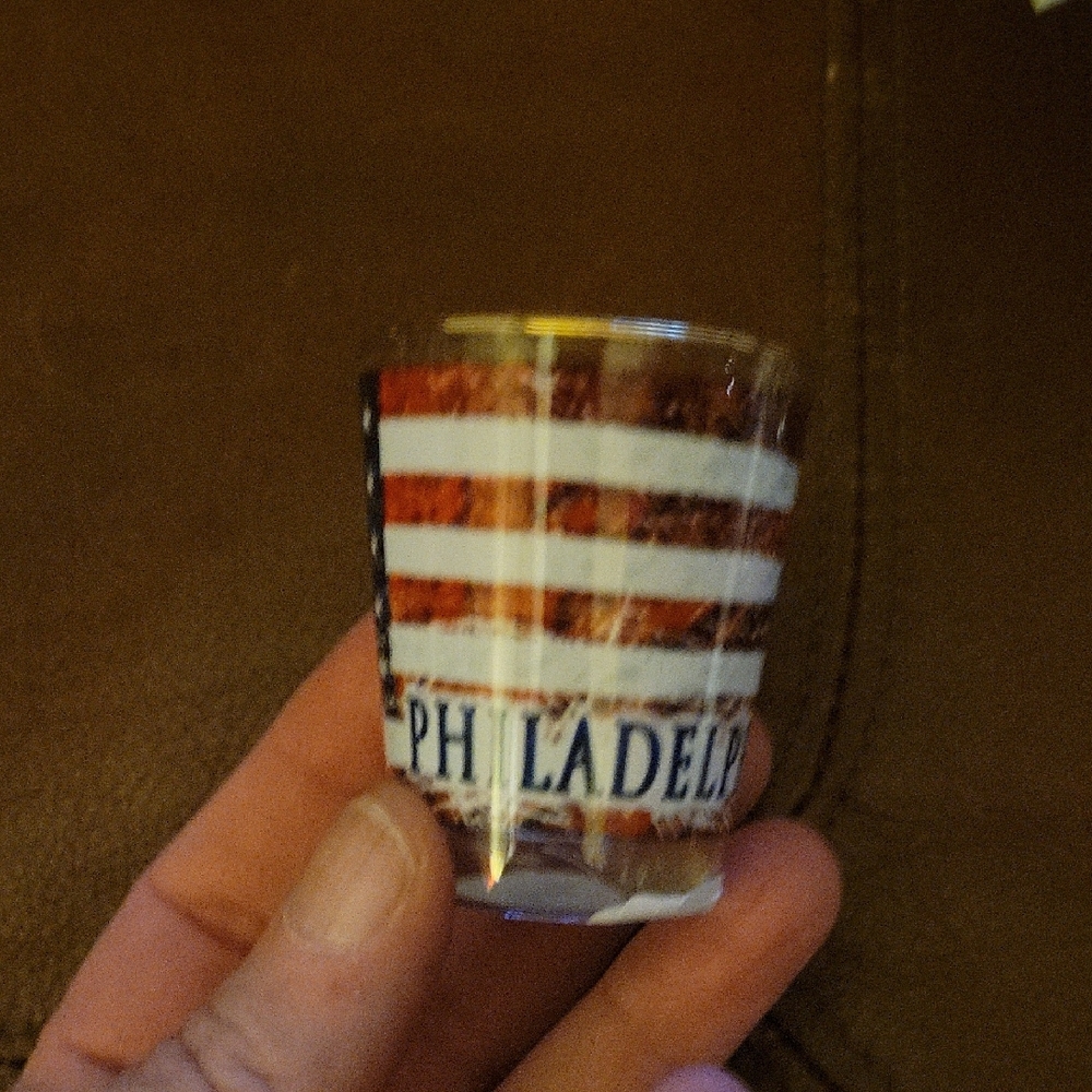 Philadelphia Striped Shot Glass Souviner